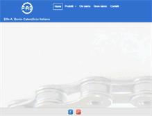 Tablet Screenshot of catenificioitaliano.com